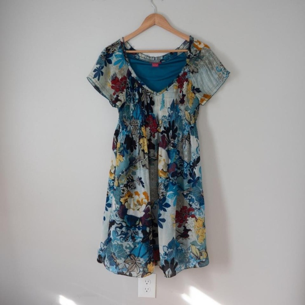 Y2K Sunny Leigh Flowery Dress - Picture 2 of 5